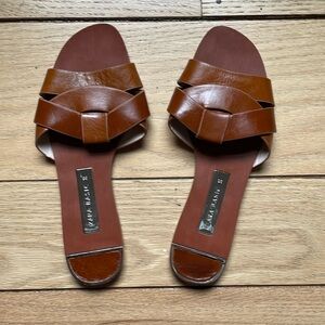 Zara flat brown sandals
